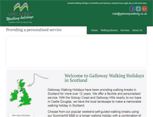 Tablet Screenshot of gallowaywalking.co.uk